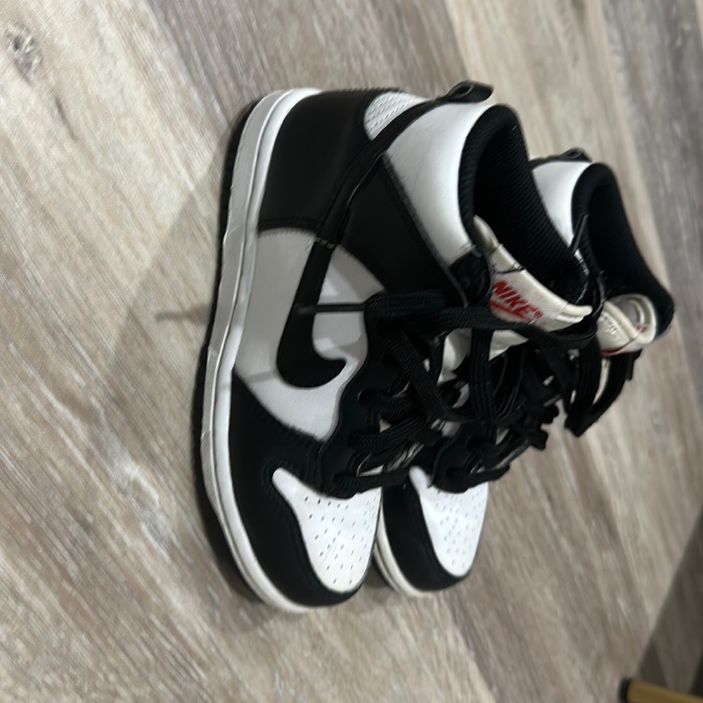 Preschool boy panda high Top Nike Dunks